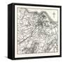 Map of the Environs of Edinburgh-null-Framed Stretched Canvas