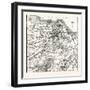 Map of the Environs of Edinburgh-null-Framed Giclee Print