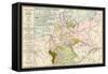 Map of the German Empire before World War I, c.1912-null-Framed Stretched Canvas