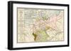 Map of the German Empire before World War I, c.1912-null-Framed Giclee Print