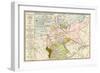 Map of the German Empire before World War I, c.1912-null-Framed Giclee Print