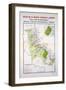 Map of the Graves and Cerons Regions-null-Framed Giclee Print