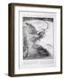 Map of the Great Barrier Area Illustrating the Routes of the British and Norwegian Expeditions-null-Framed Giclee Print