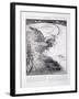 Map of the Great Barrier Area Illustrating the Routes of the British and Norwegian Expeditions-null-Framed Giclee Print