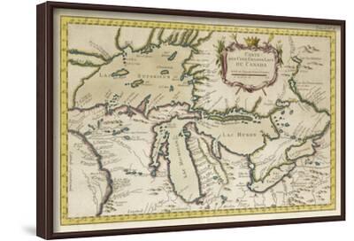 'Map of the Great Lakes' Print | AllPosters.com