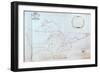 Map of the Great Lakes-Jolliet-Framed Giclee Print