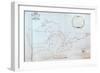 Map of the Great Lakes-Jolliet-Framed Giclee Print