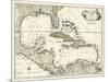 Map of the Gulf of Mexico-null-Mounted Art Print