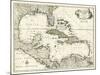 Map of the Gulf of Mexico-null-Mounted Art Print