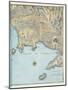Map of the Gulf of Naples and Surrounding Area from 'Campi Phlegraei: Observations on the Volcanoes-Pietro Fabris-Mounted Giclee Print