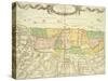 Map of the Holy Land, Pub. by Jan Barend Elwe, Amsterdam, 1742-null-Stretched Canvas