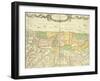 Map of the Holy Land, Pub. by Jan Barend Elwe, Amsterdam, 1742-null-Framed Giclee Print