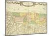 Map of the Holy Land, Pub. by Jan Barend Elwe, Amsterdam, 1742-null-Mounted Giclee Print