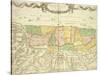 Map of the Holy Land, Pub. by Jan Barend Elwe, Amsterdam, 1742-null-Stretched Canvas