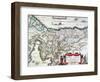 Map of the Holy Land, Published in Amsterdam, 1629-Willem Janszoon Blaeu-Framed Giclee Print