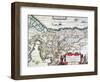 Map of the Holy Land, Published in Amsterdam, 1629-Willem Janszoon Blaeu-Framed Giclee Print