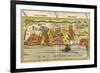 Map of the Holy Land-Ptolemy-Framed Art Print