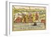 Map of the Holy Land-Ptolemy-Framed Art Print