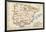 Map of the Iberian Peninsula Under the Moors, 11th Century-null-Framed Giclee Print