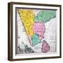 Map of the Indian Peninsula, 1733-null-Framed Giclee Print