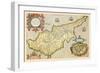 Map of the Island of Cyprus-Abraham Ortelius-Framed Art Print