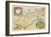 Map of the Island of Cyprus-Abraham Ortelius-Framed Premium Giclee Print