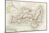 Map of the Island of Elba, 1814-Baron Louis Albert Bacler D'albe-Mounted Giclee Print
