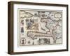 Map of the Island of Haiti, 1789-null-Framed Giclee Print