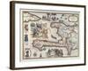 Map of the Island of Haiti, 1789-null-Framed Giclee Print