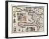 Map of the Island of Haiti, 1789-null-Framed Giclee Print