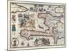 Map of the Island of Haiti, 1789-null-Mounted Giclee Print