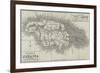 Map of the Island of Jamaica-John Dower-Framed Giclee Print