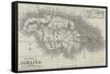 Map of the Island of Jamaica-John Dower-Framed Stretched Canvas