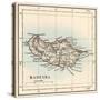 Map of the Island of Madeira, 1870s-null-Stretched Canvas