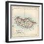 Map of the Island of Madeira, 1870s-null-Framed Giclee Print