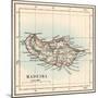 Map of the Island of Madeira, 1870s-null-Mounted Giclee Print