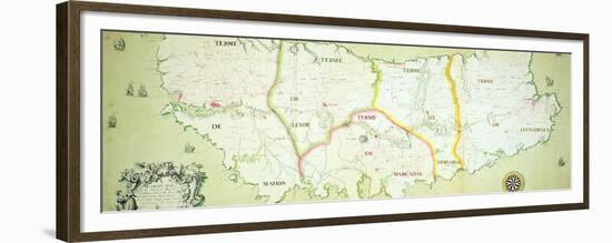 Map of the Island of Minorca, C.1740-null-Framed Giclee Print