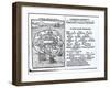 Map of the Island of Utopia and Its Alphabet-null-Framed Giclee Print