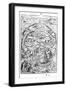 Map of the Island of Utopia, Book Frontispiece, 1563-null-Framed Giclee Print