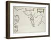 Map of the Isle of Bute-null-Framed Giclee Print