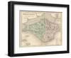 Map of the Isle of Wight-James Archer-Framed Photographic Print