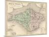 Map of the Isle of Wight-James Archer-Mounted Photographic Print