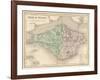 Map of the Isle of Wight-James Archer-Framed Art Print