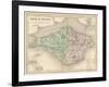 Map of the Isle of Wight-James Archer-Framed Art Print