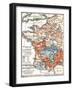 Map of the Kingdom of France from 1428 to 1515-null-Framed Giclee Print