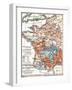 Map of the Kingdom of France from 1428 to 1515-null-Framed Giclee Print