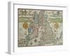 Map of the Kingdom of Great Britain and Ireland, 1610-Jodocus Hondius-Framed Giclee Print