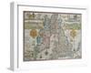 Map of the Kingdom of Great Britain and Ireland, 1610-Jodocus Hondius-Framed Giclee Print