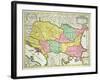 Map of the Kingdom of Hungary and States United to Its Crown, Pub. by J.B.Elwe, Amsterdam, 1742-null-Framed Giclee Print