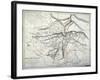 Map of the Kingdom of Kabul-null-Framed Giclee Print